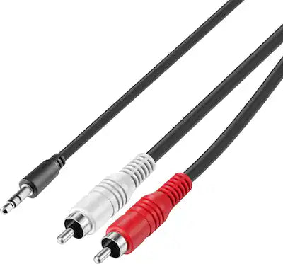 Best Buy essentials™ - 6' 3.5 mm to Stereo Audio RCA Cable