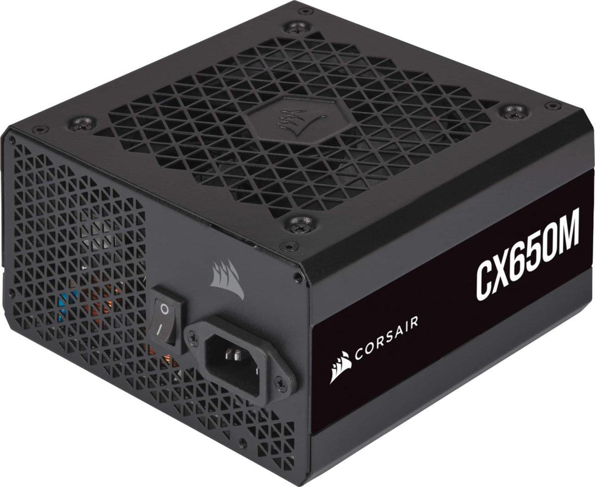CORSAIR - Refurbished Excellent - CX-M Series CX650M Semi-Modular Low-Noise ATX Power Supply - Black