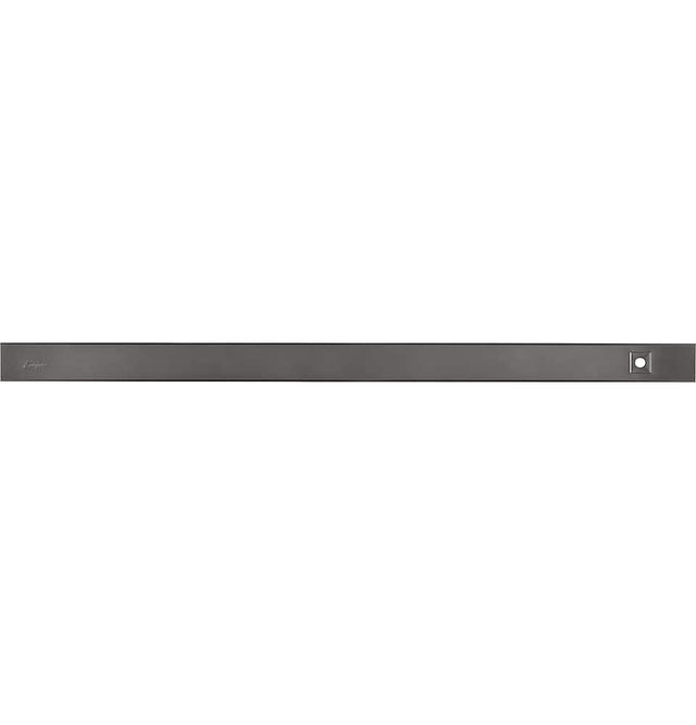 Front. GE - 30" Trim For Downdraft Vent - Black Stainless Steel.