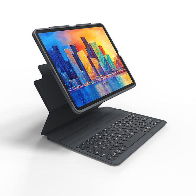 Alt View 11. ZAGG - Pro Keys Wireless Keyboard & Detachable Case for Apple iPad Pro 11" (1st, 2nd, 3rd, and 4th gen, iPad Air 6th gen, 11") - Black.