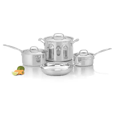 Cuisinart - Chef's Classic Nonstick Stainless 7-Piece Set
