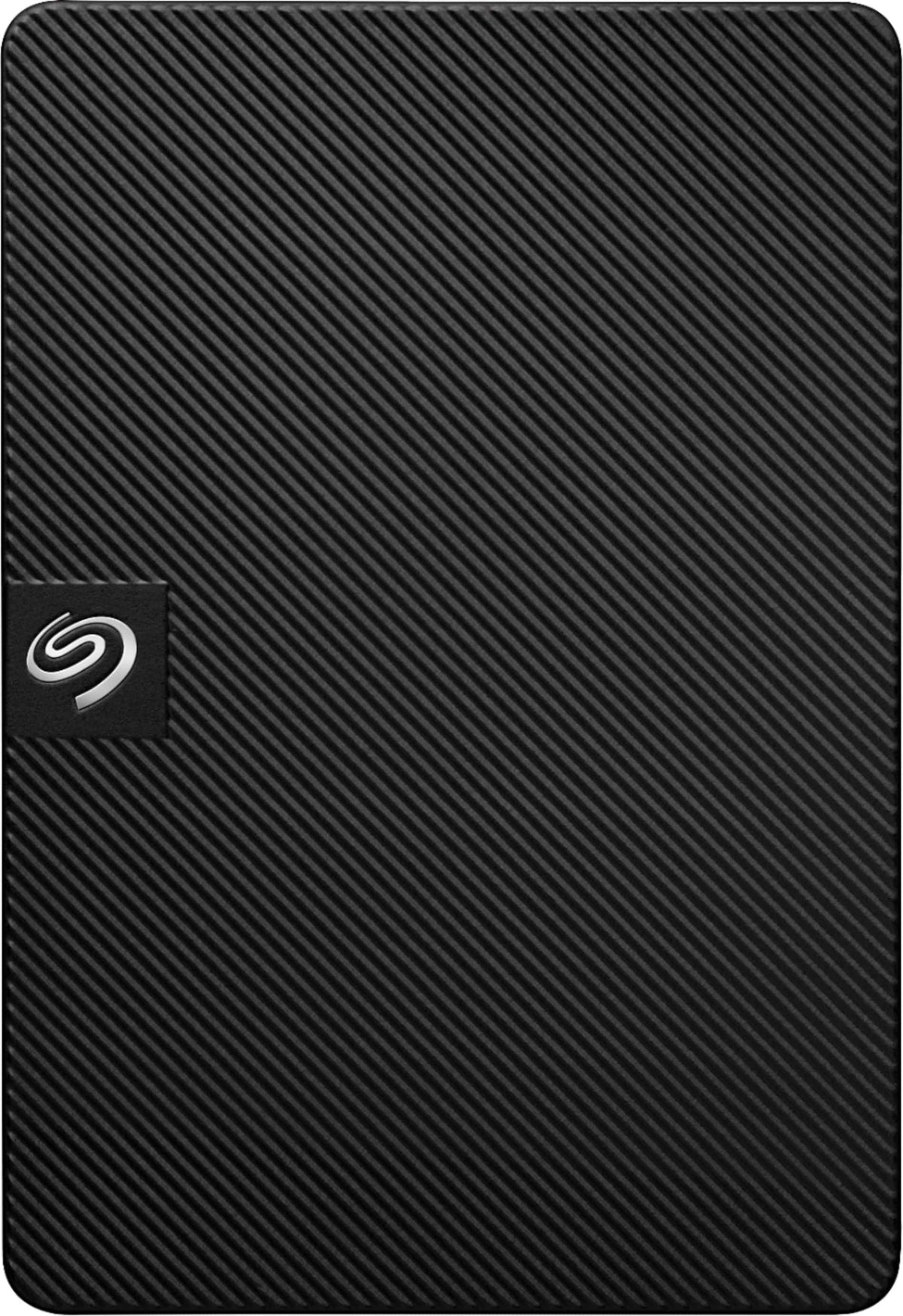 Seagate - Expansion 2TB External USB 3.0 Portable Hard Drive with Rescue Data Recovery Services - Black