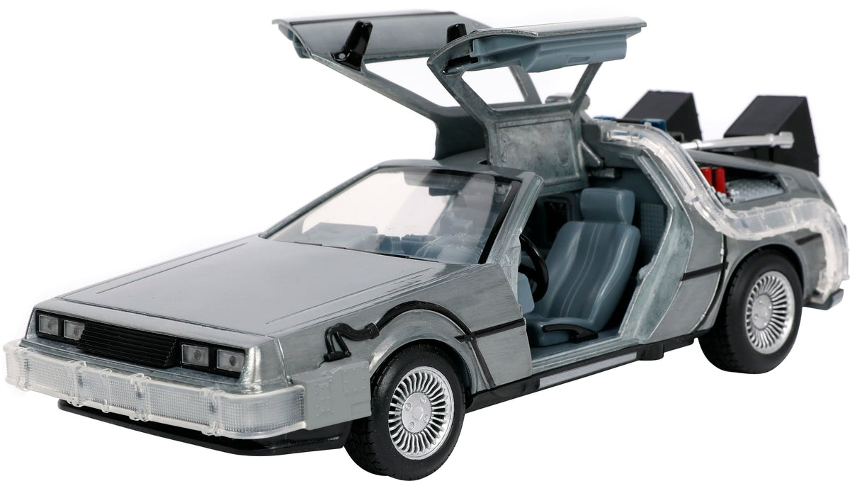 Jada - Hollywood Rides 1:24th Diecast - Back to the Future 1 DeLorean Time Machine
