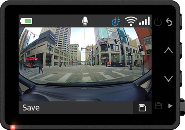 Front. Garmin - Dash Cam 67W - Black.