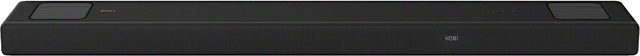Front. Sony - Sony HT-A5000 Dolby Atmos Smart Soundbar works with Alexa and Google Assistant, Chromecast built-in, AirPlay2, Bluetooth - Black.