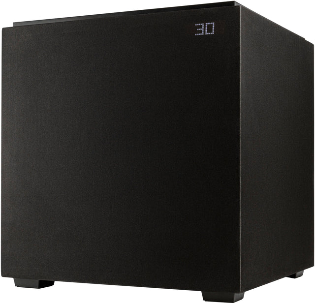 Front. Definitive Technology - Descend 12" Sub 3XR Architecture 1500W Peak Class H Amplifier (2) 12" Bass Radiators - Black.