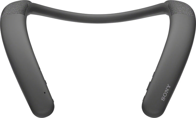 Front. Sony - Bluetooth Wireless Neckband Speaker - Charcoal Gray.