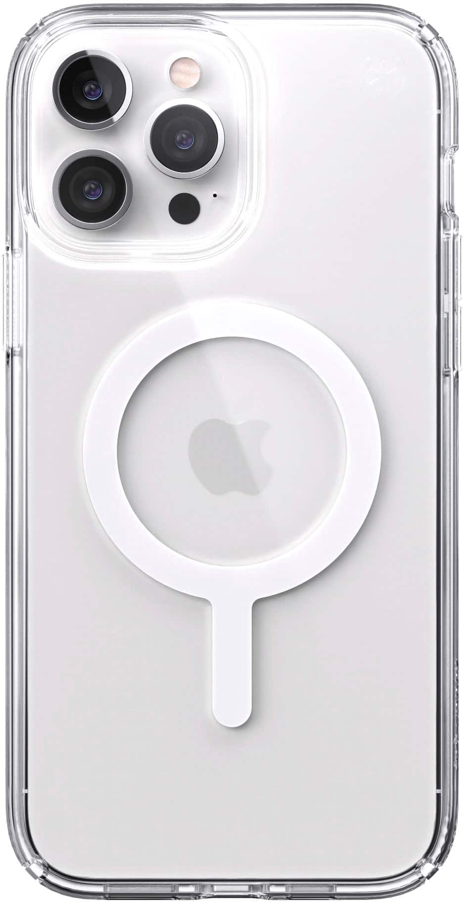 Speck - Presidio Perfect- with MagSafe Hard Shell Case for iPhone 13 Pro Max & iPhone 12 Pro Max - Clear
