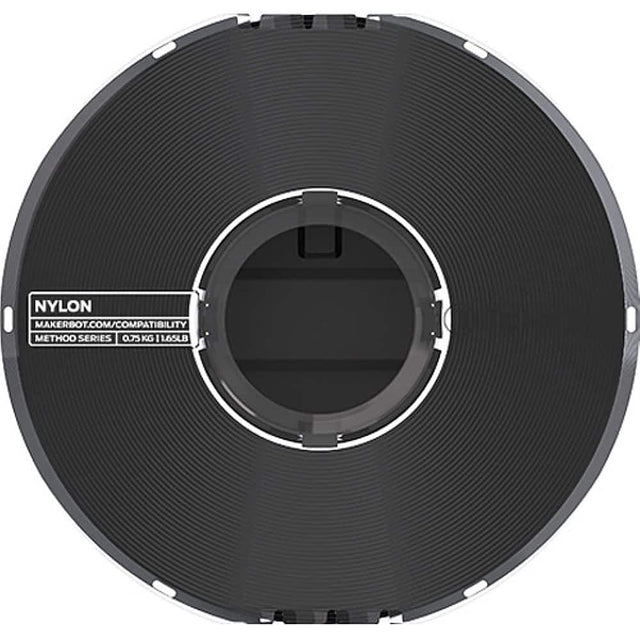 Front. MakerBot - 1.75mm Nylon Filament - Black.