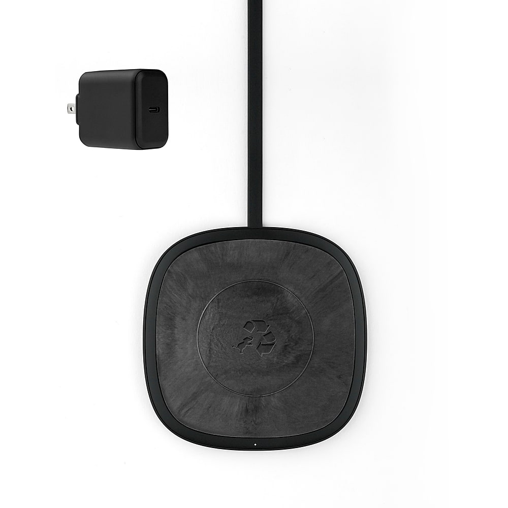 Nimble - Apollo 15W Wireless Charging Pad for iPhone 17–12, Samsung S24/S23, AirPods Pro & more, USB-C Cable Included - Gray
