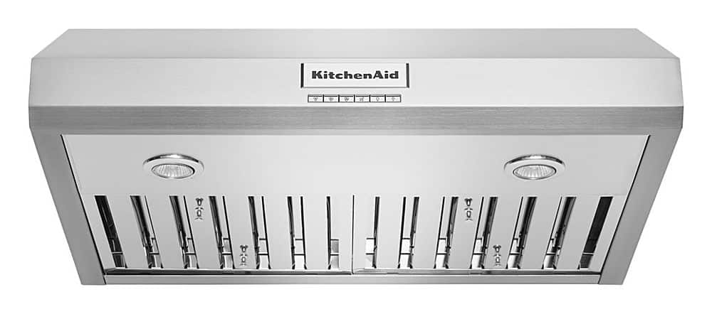 KitchenAid - 30 inches - Externally Vented - Under cabinet Range Hood - Stainless Steel