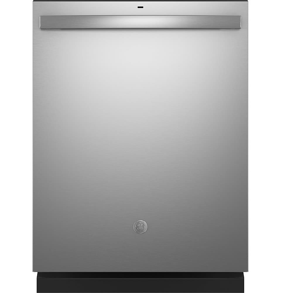 GE - 25" Top Control Built In Plastic Tub Dishwasher with Dry Boost and 55 dBA - Stainless Steel