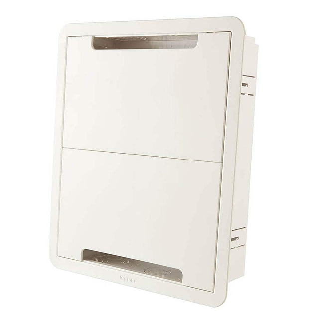 Angle. Sanus - TV Media In-Wall Box - 17" - White.