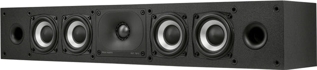 Front. Polk Audio - Monitor XT35 Center Channel Speaker - Midnight Black.
