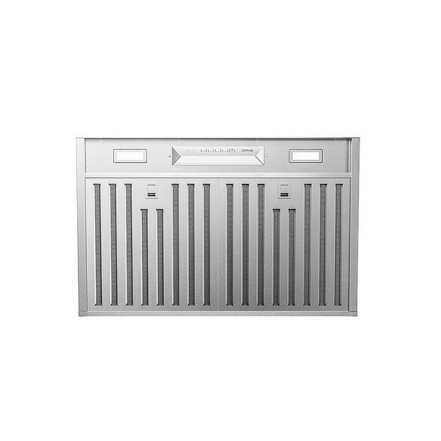 Front. Zephyr - Monsoon Mini II 30 in. 600 CFM Insert Range Hood with LED Lights - Stainless Steel.