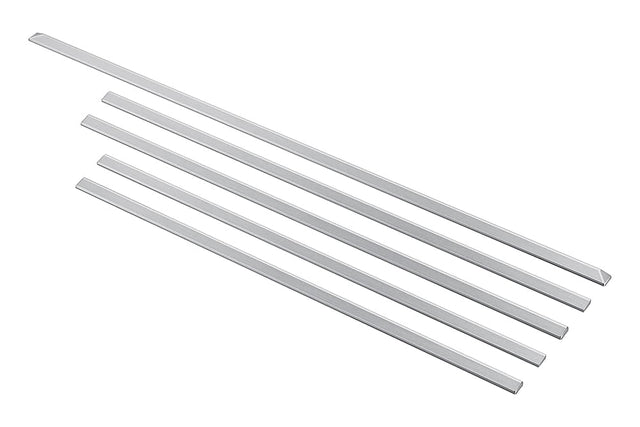 Front. Samsung - Trim kit for 30” Slide in Range - Stainless Steel.