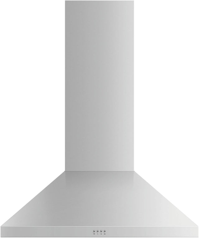 Front. Fisher & Paykel - 36" Convertible Range Hood - Silver.