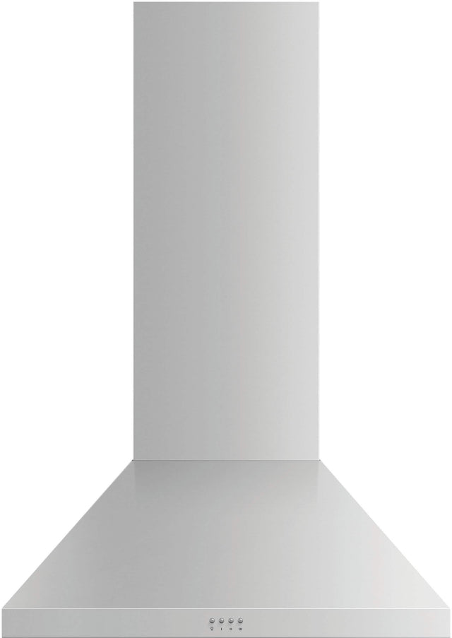 Front. Fisher & Paykel - 30" Convertible Range Hood - Silver.