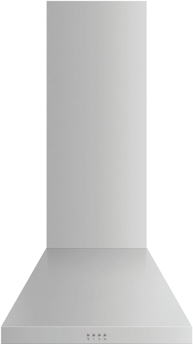 Front. Fisher & Paykel - 24" Convertible Range Hood - Silver.