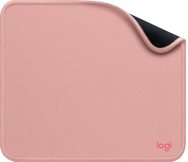 Front. Logitech - Mouse Pad Studio Series with Spill-Resistant Surface (Medium) - Darker Rose.