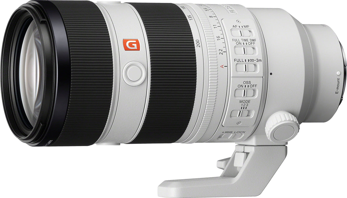 Sony - FE 70-200mm F2.8 GM OSS II Full-Frame Telephoto Zoom G Master Lens for E-mount Cameras - White