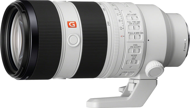 Front. Sony - FE 70-200mm F2.8 GM OSS II Full-Frame Telephoto Zoom G Master E mount Lens - White.