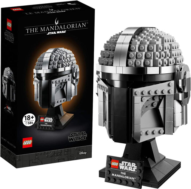 Front. LEGO - Star Wars The Mandalorian Helmet 75328.