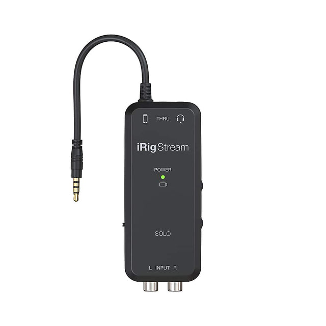 Front. IK Multimedia - iRig Stream Solo - Black.