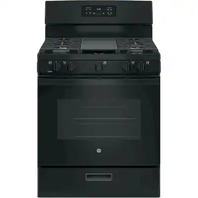 GE - 30 in. Wide 5 Burners 5.0 Cu. Ft. Freestanding Gas Range