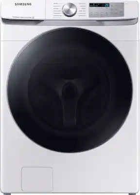 Samsung - 4.5 Cu. Ft. High-Efficiency Stackable Smart Front Load Washer with Steam and Super Speed Wash