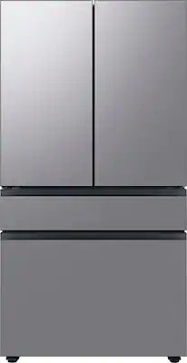 Samsung - 36 in. Wide BESPOKE 23 cu. ft. 4-Door French Door Counter Depth Smart Refrigerator with Beverage Center