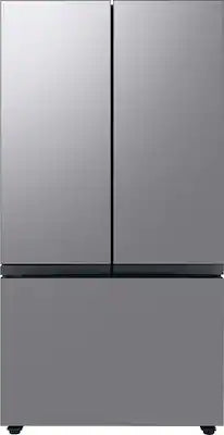 Samsung - 36 in. Wide BESPOKE 30 cu. ft. 3-Door French Door Smart Refrigerator with Beverage Center