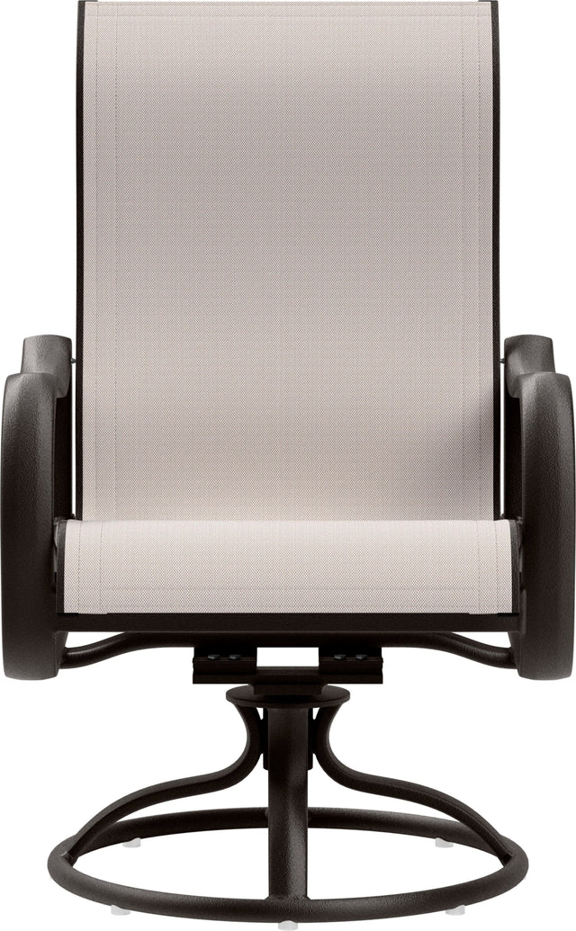 Front. Yardbird® - Pepin Outdoor Swivel Rocking Chair - Oyster.