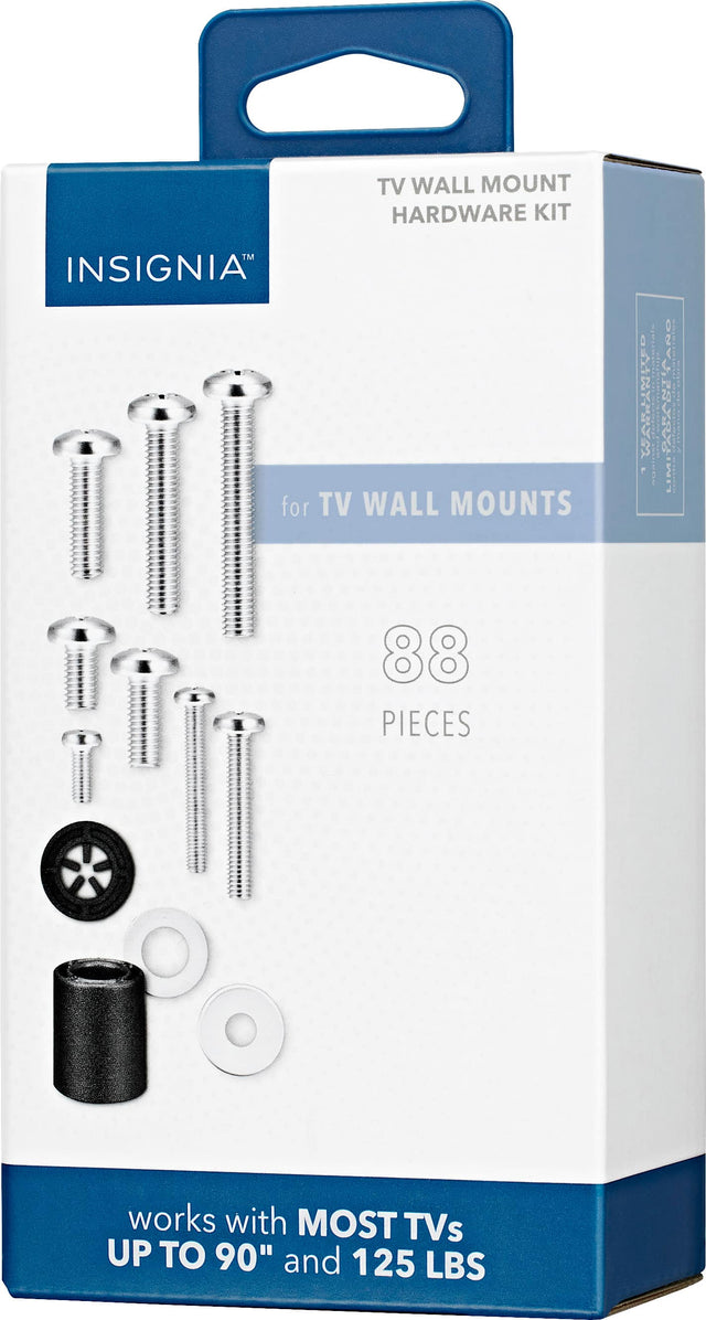 Alt View 14. Insignia™ - TV Wall Mount Hardware Kit - Silver.