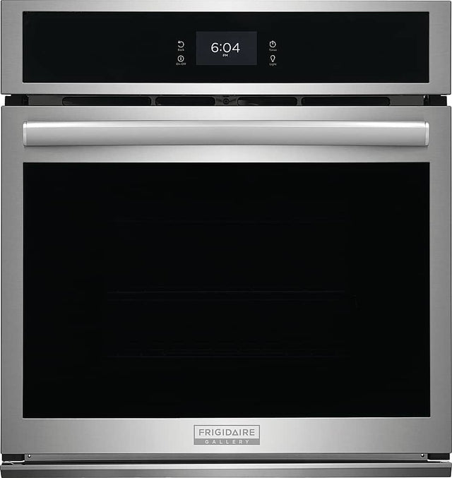 Front. Frigidaire - Gallery 27" Built-in Single Electric Wall Oven with Fan Convection - Stainless Steel.