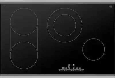 Bosch - 800 Series 30" Built-In Electric Cooktop with 4 elements and Stainless Steel Frame