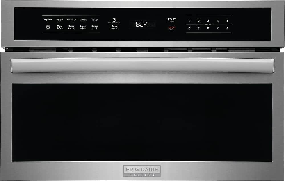 Frigidaire - Gallery 1.6 Cu. Ft. Built-In Microwave Oven with Drop-Down Door - Stainless Steel
