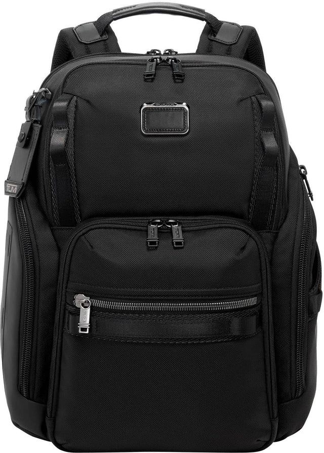 Front. TUMI - Alpha Bravo Search Backpack - Black.
