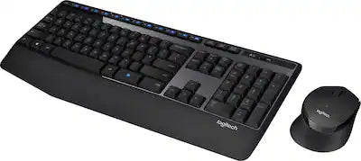 Logitech - MK345 Full-size Wireless Membrane Keyboard and Mouse Combo for PC, Laptop with Palm Rest