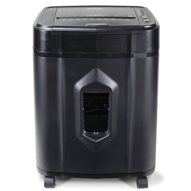 Front. Aurora - Aurora AU120MA 120-Sheet Auto Feed High Security Micro-Cut Paper Shredder / 30 Minutes (Black - Black.