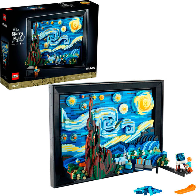 Front. LEGO - Ideas Vincent van Gogh  The Starry Night 21333 Toy Building Kit (2,316 Pieces).