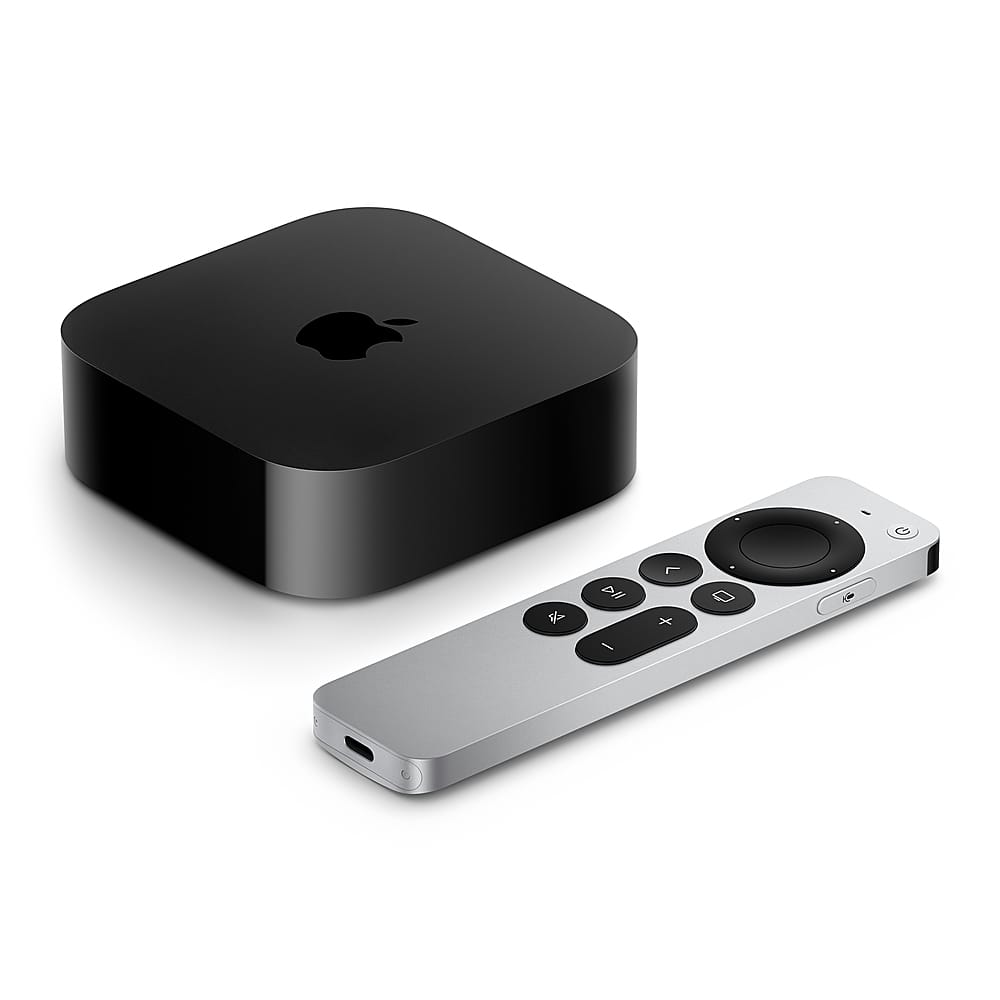 Apple - TV 4K 2022 Family 64GB Streaming Device (3rd generation) - Wi-Fi - Black