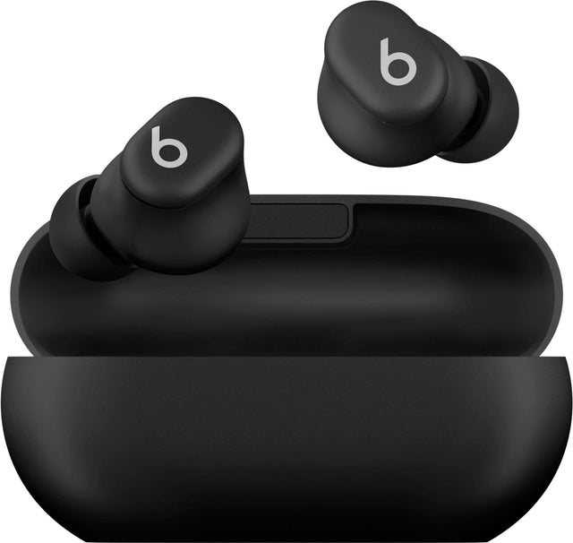 Front. Beats - Solo Buds True Wireless Earbuds - Matte Black.