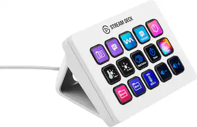 Elgato - Stream Deck MK.2 Full-size Wired USB Keypad with 15 Customizable LCD keys and Interchangeable Faceplate
