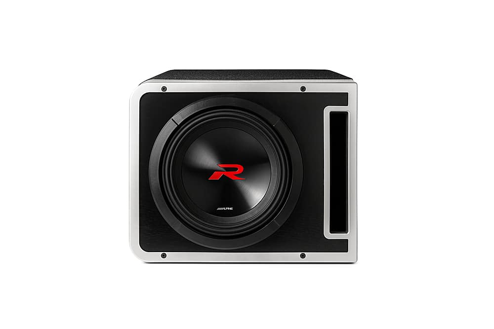 Alpine - Halo R2-Series 10" Dual Voice Coil 4-Ohm Loaded Subwoofer Enclosure - Black