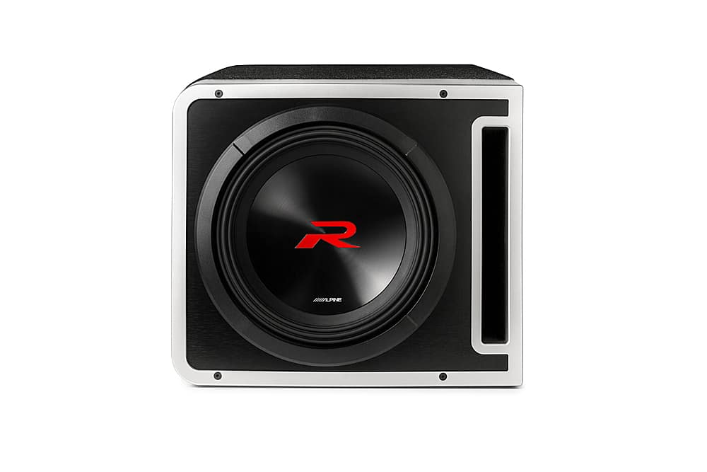 Alpine - Halo R2-Series 12" Dual Voice Coil 4-Ohm Loaded Subwoofer Enclosure - Black