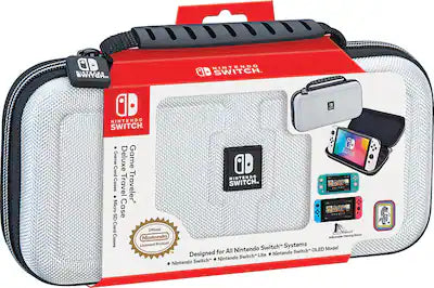 RDS Industries - Game Traveler Deluxe Travel Case for Nintendo Switch, Nintendo Switch Lite or Nintendo Switch OLED Model