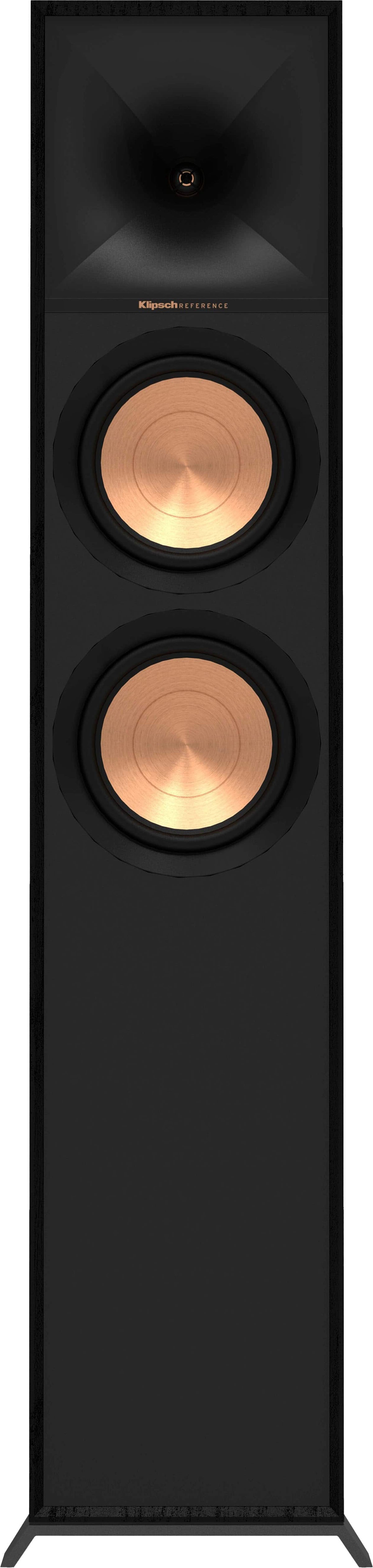 Klipsch - R-600F Reference Series Dual 6-1/2" 400-Watt Passive 2-Way Floor Speaker (Each) - Black