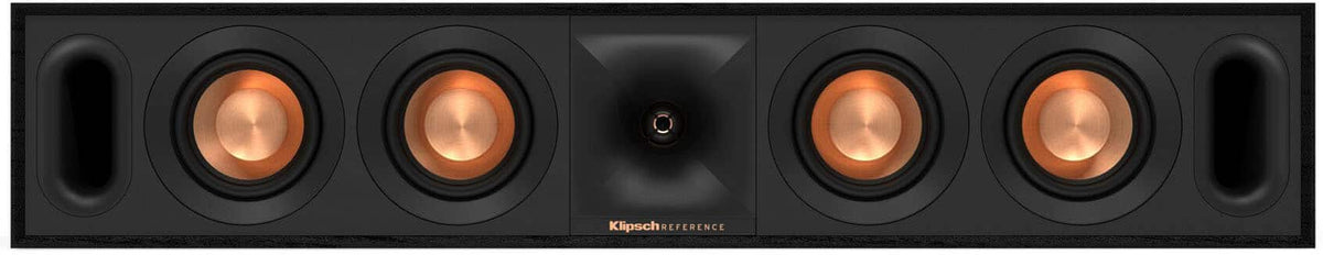 Klipsch - R-30C Reference Series Quad 3-1/2" 400-Watt Passive 2-Way Center-Channel Speaker - Black