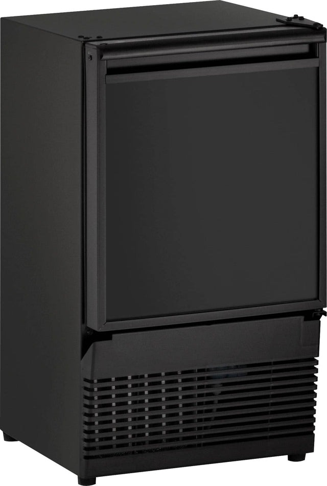 Angle. U-Line - U-Line 14"W. Freestanding/Built-In 23lb. Daily Production Crescent Ice Maker - Black.